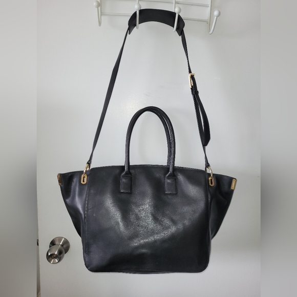 Times Arrow stunning black leather bag. EUC. - Picture 2 of 4